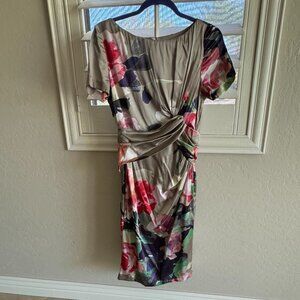 Talbot Runhof Handmade Silk Dress